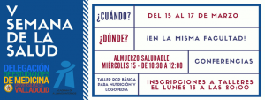 cartel V semana de la salud