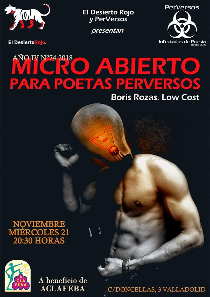 Cartel. Noviembre miércoles 21- 20:30