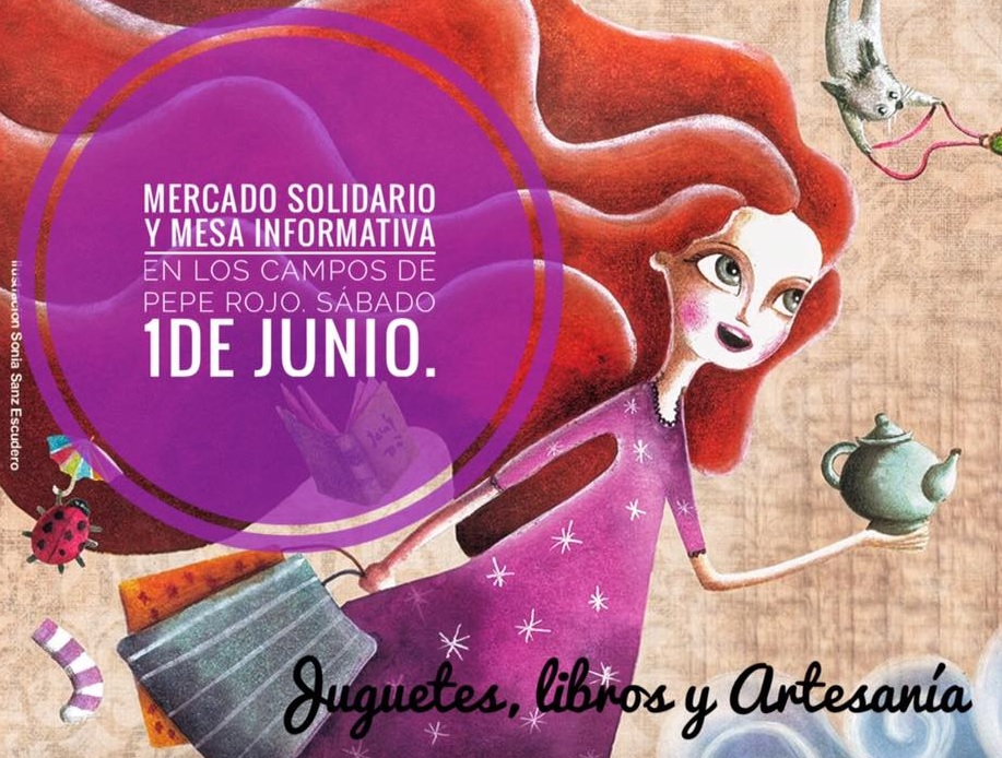 1 de Junio. Mercado solidario y mesa informativa.