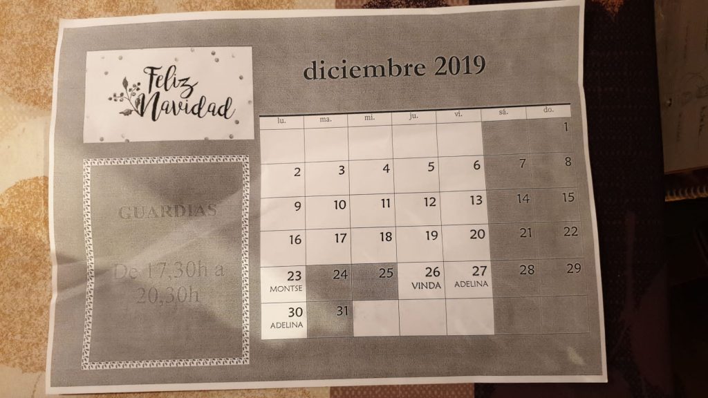 Guardias de diciembre 2019